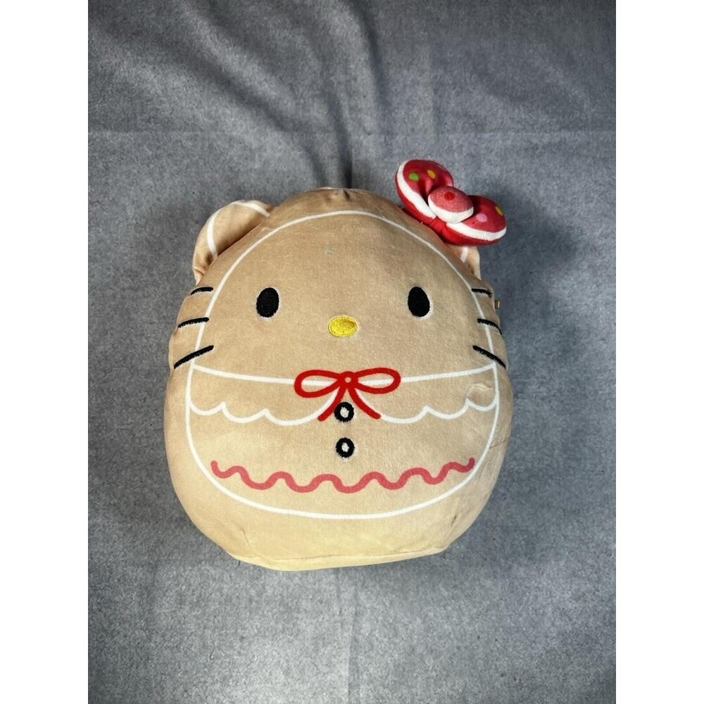 Squishmallows Hello Kitty Gingerbread 8" Plush Kellytoy Sanrio Holiday